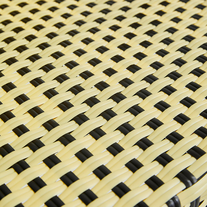 Restaurant patio chairs ( BB-140-GOL-YEL-BLA ) ( BB-141-BRO-BLA-WHI )