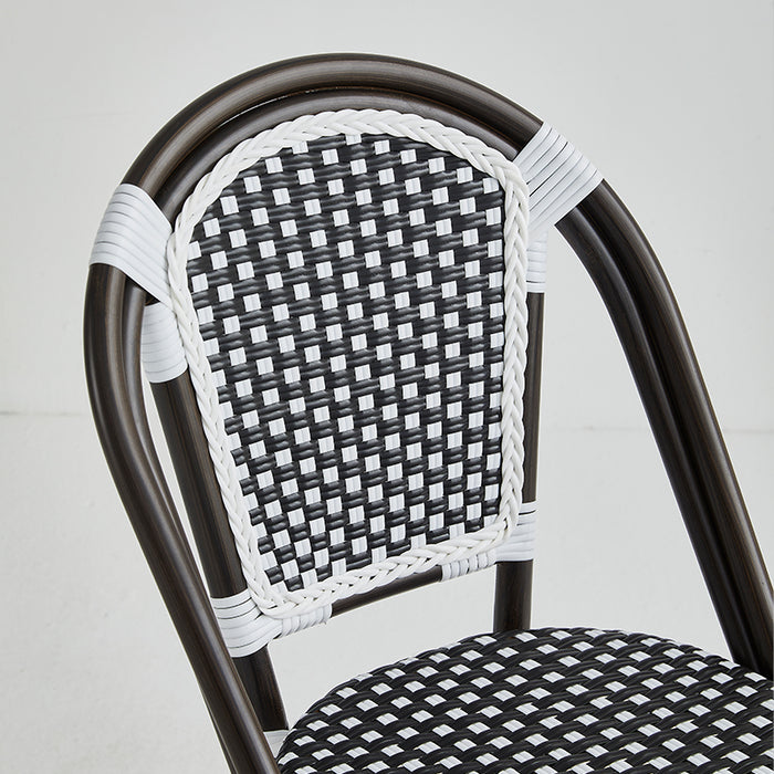 Restaurant patio chairs ( BB-140-GOL-YEL-BLA ) ( BB-141-BRO-BLA-WHI )