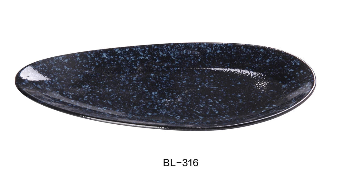 Yanco -  Blue Star -  Leaf shape plate