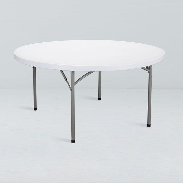 Plastic folding banquet table 60″ round (BTR-60-WH)