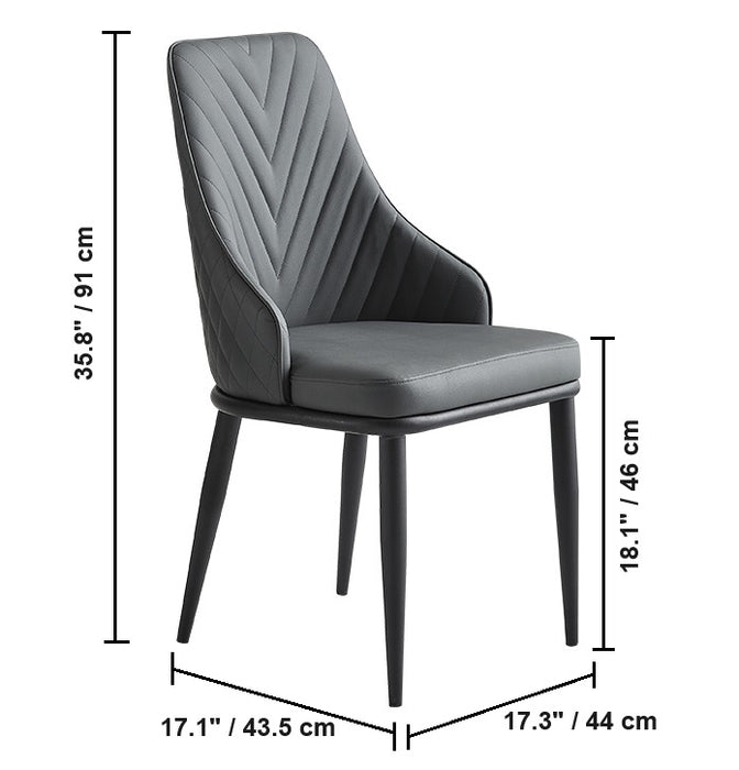 Restaurant chair (C-62-GRY) (C-62-BLA) (C-62-GRBE)