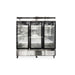 Atosa MCF8708GR 81.87" 3-Door Swing Glass Refrigerated Merchandiser - 67.9 Cu.Ft - Kitchen Equipped