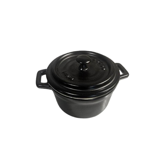 Vintage black matte cocotte 320ML (11.25 oz) - Kitchen Equipped