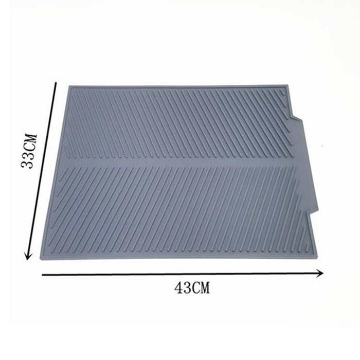 Drying Mat Silicone Dish Drying Mat - Kitchen Equipped