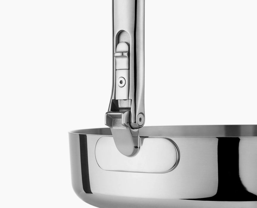 Poêle à frire antiadhésive en céramique avec poignée pliable Space 9,5" Bleu