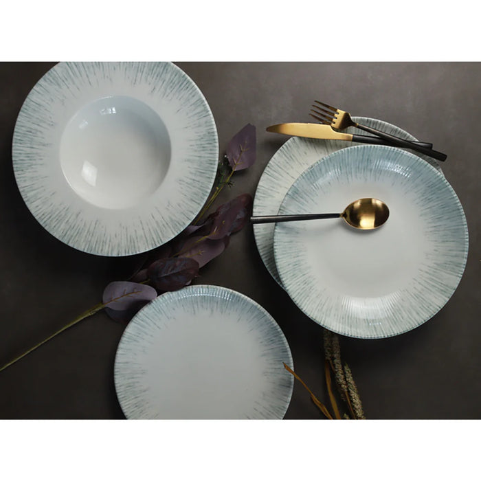 Bonna Iris 7.75" Gourmet Round Porcelain Deep Plate - IRSGRM20CK