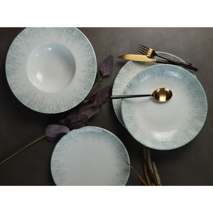 Bonna Iris 10.5" Gourmet Round Porcelain Flat Plate - IRSGRM27DZ