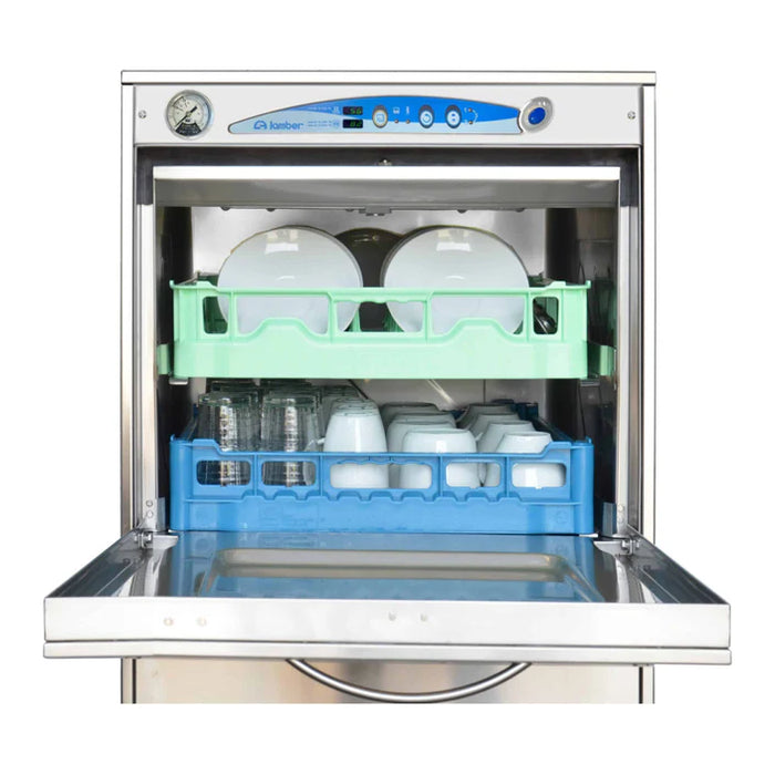Lamber Dishwasher - F99EKDPS Deluxe High-Temperature Undercounter Dishwasher - Kitchen Equipped