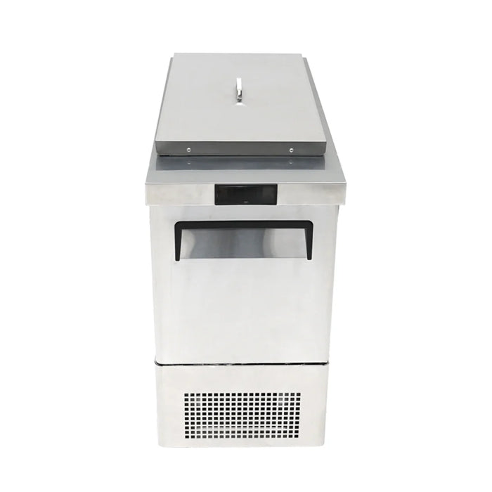 Atosa MSF17GR-NTCV 17" Slim 1-Door Sandwich Prep Table - 3.7 Cu.Ft. - Kitchen Equipped