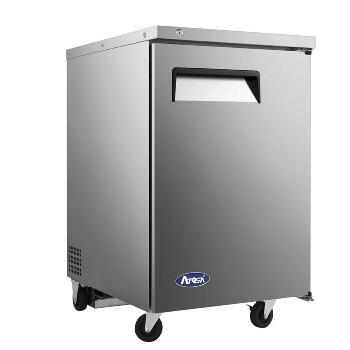 Atosa MBB23GR 23" Solid Door Back Bar Cooler - 8.2 Cu.Ft. - Kitchen Equipped