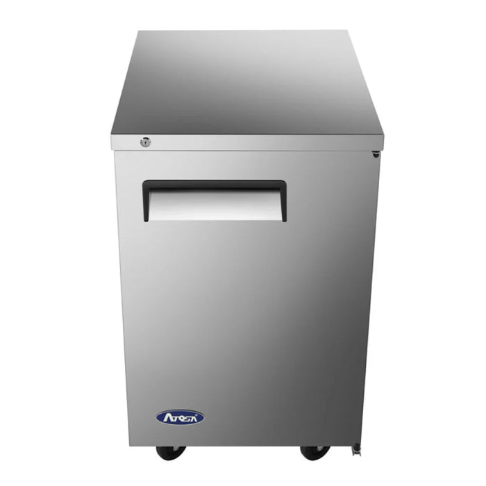 Atosa MBB23GR 23" Solid Door Back Bar Cooler - 8.2 Cu.Ft.