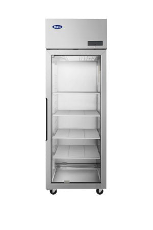 Atosa - PLUS-R1-GS-R-PT - 1 Section Pass-Thru Refrigerator w/ Front Glass Door / Rear Solid Door