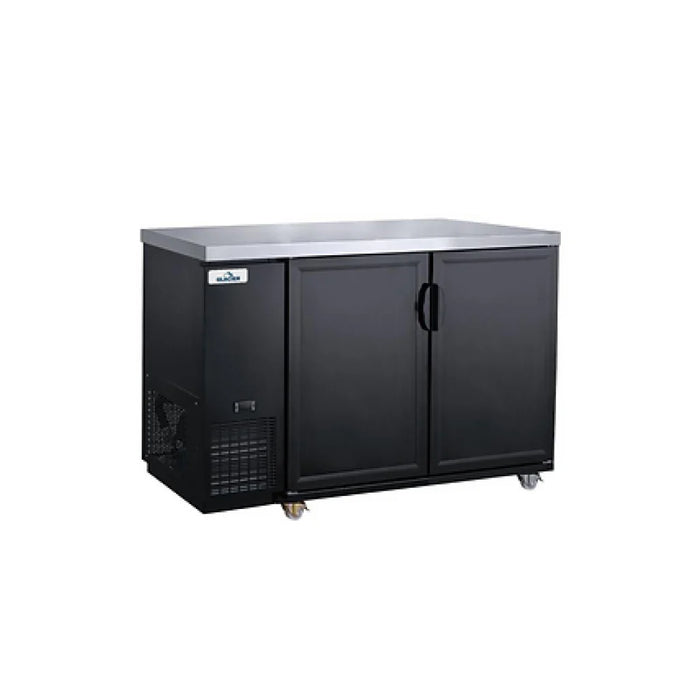 Glacier GBB-61 61" Solid Two Door Back Bar Cooler - Kitchen Equipped