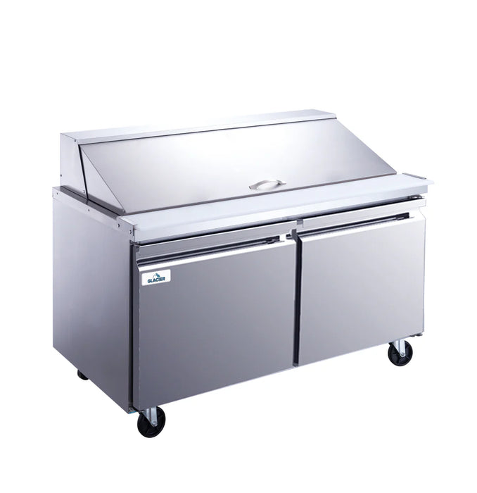 Glacier GMT-60-24 60" 2-Door Mega Top Prep Table