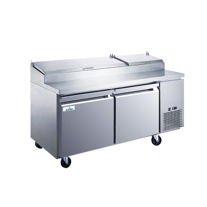 Glacier GPP-70 70" 2-Door Pizza Prep Table