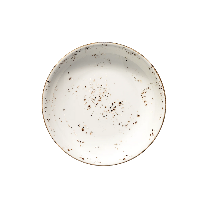 Bonna Grain 7.75" Gourmet Round Porcelain Deep Plate