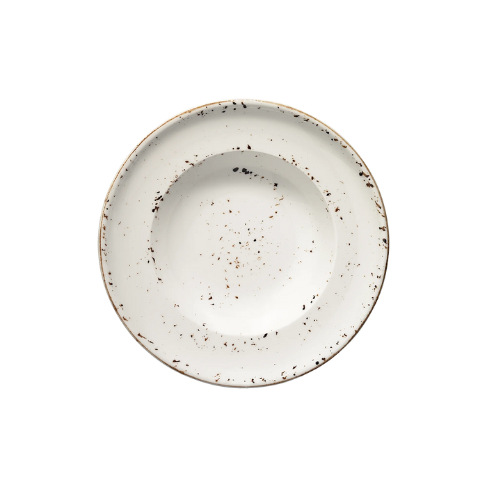 Bonna Grain 10.5" Gourmet Round Porcelain Deep Plate