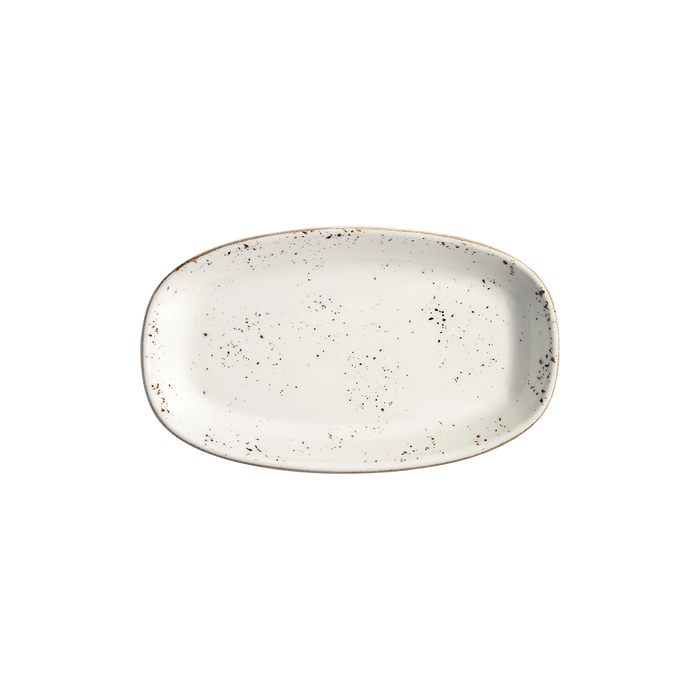 Bonna Grain 13.5" x 7.5" Gourmet Oval Porcelain Plate