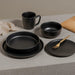 Gourmet ST/4 Stoneware Dinner Bowls 22CM Lisbon black - Kitchen Equipped