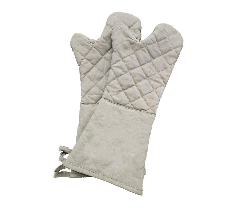 Oven Mitts With Flame Retardant Coating - Kitchen Equipped