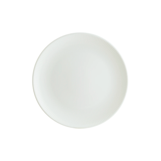 Bonna Iris White 8.25" Gourmet Round Porcelain Flat Plate