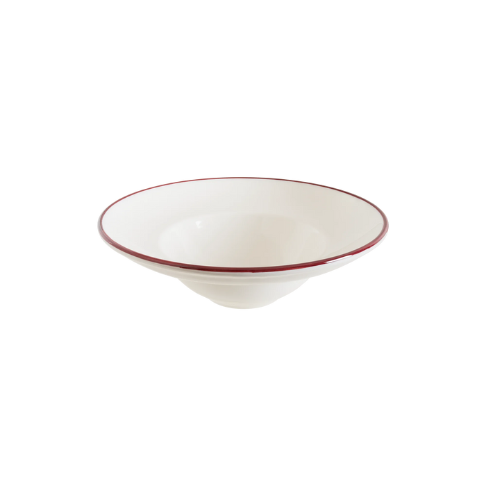 Bonna Linea Burgundy 9" Porcelain Bowl