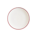 Bonna Linea Burgundy 10.5" Gourmet Round Porcelain Flat Plate
