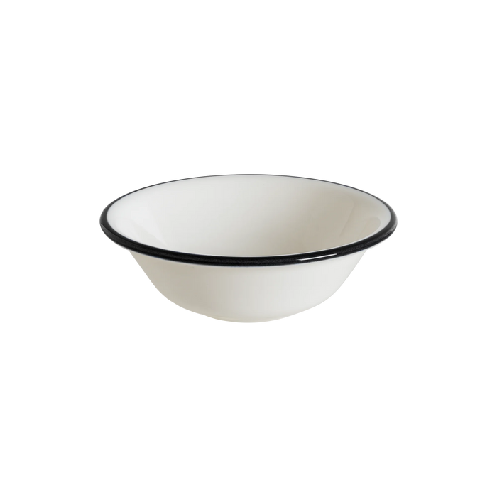 Bonna Linea Black 6.5" Gourmet Round Porcelain Bowl