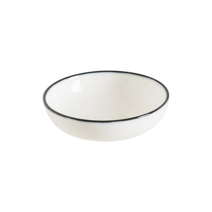 Bonna Linea Black 4" Hygge Porcelain Deep Plate