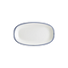 Bonna Linea Blue 9.5" x 5.5" Gourmet Oval Porcelain Plate
