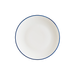 Bonna Linea Blue 10.5" Gourmet Round Porcelain Flat Plate