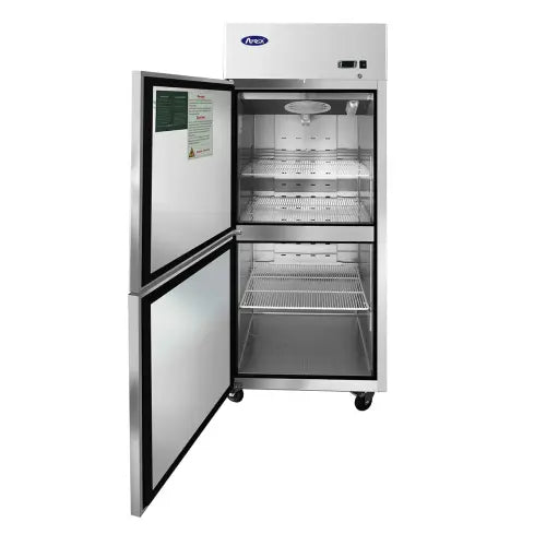 Atosa MBF8010GRL - 29" Reach In Refrigerator - 2 Divided Doors - Left Hinged - Top Mount