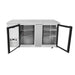 Atosa - MBB69GGR — 69″ Back Bar Cooler with Glass Doors - Kitchen Equipped
