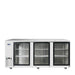 Atosa - MBB90GGR — 90″ Back Bar Cooler with Glass Doors - Kitchen Equipped