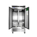 Atosa MBF8502 39.5" Bottom Mount Slim Solid 2-Door Reach-In Freezer - 28.5 Cu. Ft. - Kitchen Equipped