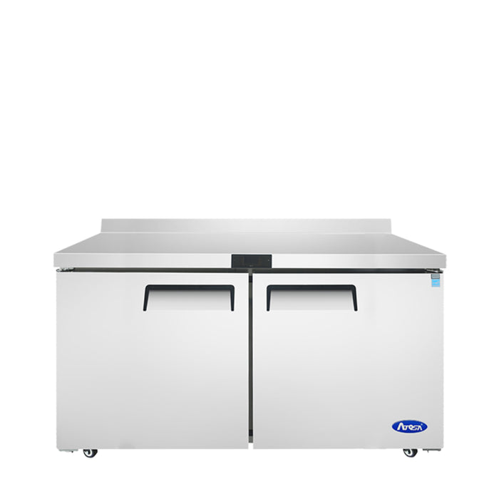 Atosa - MGF8414GR — 60″ Worktop Freezer with Backsplash - Kitchen Equipped