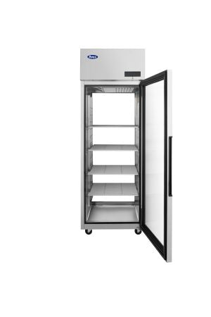 Atosa - PLUS-R1-GS-R-PT - 1 Section Pass-Thru Refrigerator w/ Front Glass Door / Rear Solid Door