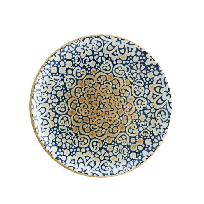 Bonna Alhambra 7.5" Gourmet Round Porcelain Flat Plate -  ALHGRM19DZ
