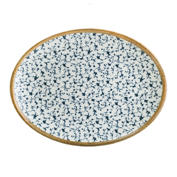 Bonna Calif 11.25" x 9.5" Moove Oval Porcelain Flat Plate -  CLFMOV31OV