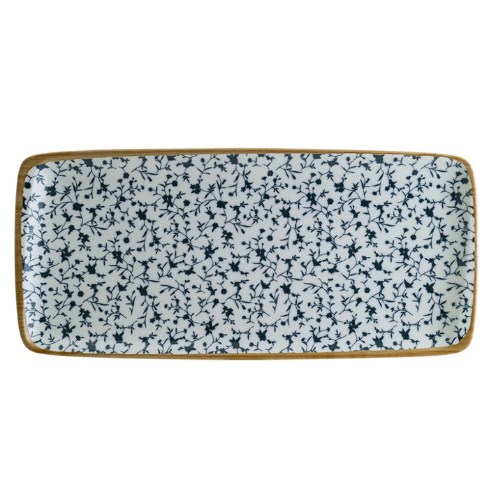 Bonna Calif 13.5" x 6" Moove Rectangular Porcelain Flat Plate -  CLFMOV35DT