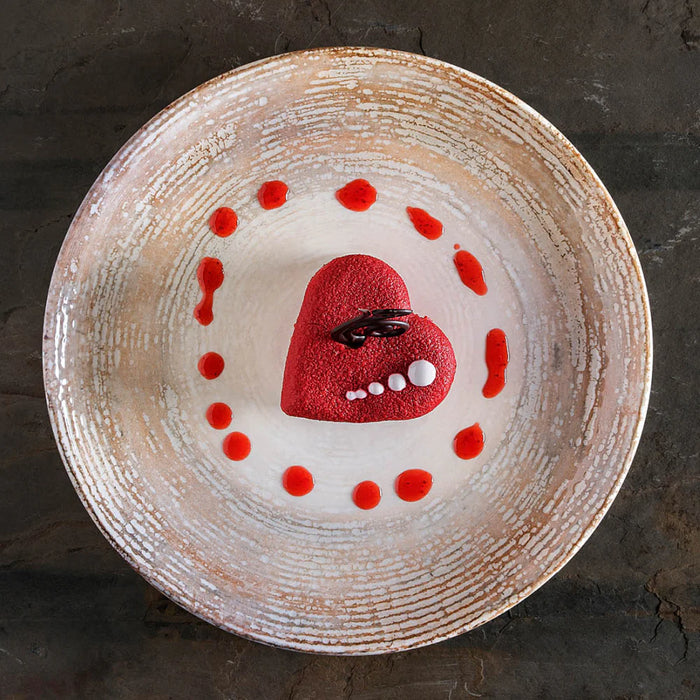 Bonna Patera 9" Gourmet Round Porcelain Flat Plate - PTRGRM23DZ