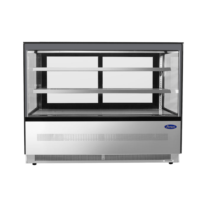 Atosa RDCS-60 – Floor Model Refrigerated Square Display Case - Kitchen Equipped