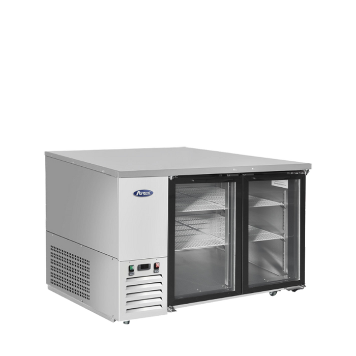 Atosa - SBB48GGRAUS1 — 48″ Shallow Depth Back Bar Cooler with Glass Doors - Kitchen Equipped