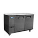 Atosa - SBB48GRAUS2 — 48″ Black Shallow Depth Back Bar Cooler - Kitchen Equipped