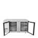 Atosa - SBB69GGRAUS1 — 69″ Shallow Depth Back Bar Cooler with Glass Doors - Kitchen Equipped