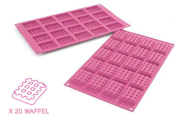 Silikomart mini waffle silicone SF 147 - Kitchen Equipped