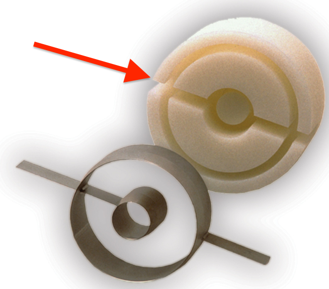 Louis Tellier - 2.9" Pusher for Professional EA Pineapple Peeler - EA004