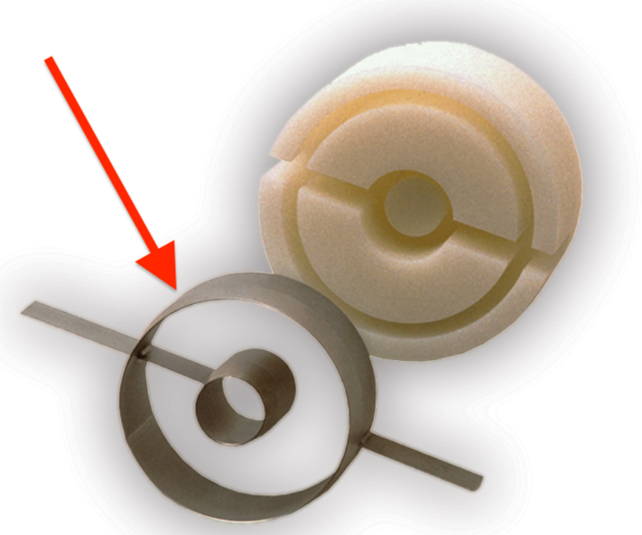 Louis Tellier - 4" Blade for Professional EA Pineapple Peeler - EA005