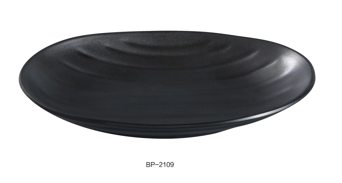 Yanco - Black Pearl - Assiette creuse ovale