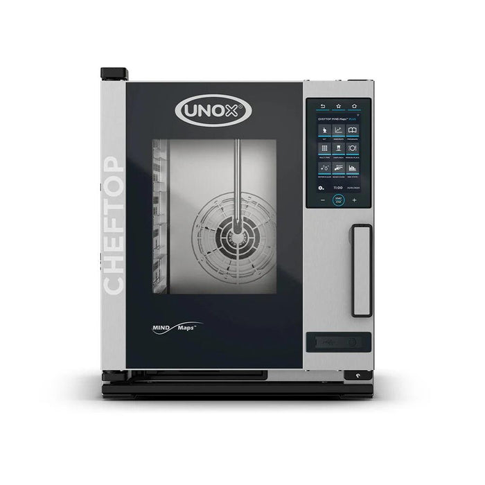 Unox XACC-0513-EPRM ChefTop MIND.Maps Compact Plus Electric Countertop Combi Oven - 208-240V, 3 Ph - 5 Trays/GN 1/1 - Kitchen Equipped